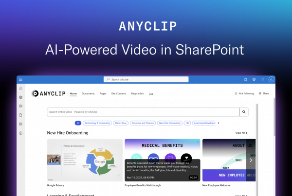 sharepoint video: AI, SharePoint, Video Platform