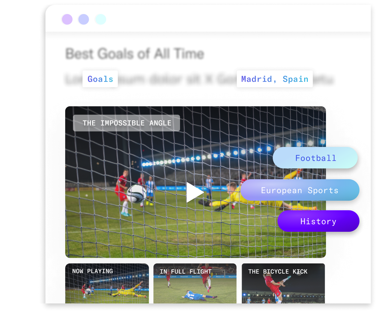 Genius 7 Personalized video experiences